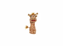 Handpop Giraf H39cm - polyester - beige/bruin
