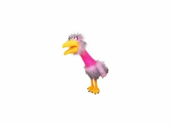 Handpop Mevrouw Quassel H53cm - polyester - multicolor