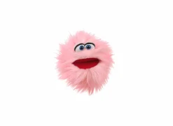 Handpop Plaudertante H20cm - polyester - roze