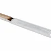 Handrasp Aspen 37x4,4x2cm - acacia hout & RVS - zilver & bruin