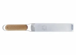 Handrasp Aspen 37x4,4x2cm - acacia hout & RVS - zilver & bruin