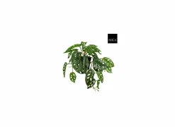 Hangende kunstplant Monstera H40cm kunststof groen