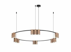 Hanglamp Ø100cm 15xGU10 - aluminium - brons