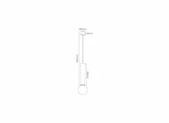 Hanglamp Ø5,6cm 1x60W E27