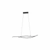 Hanglamp Grisolia 140x7cm 20W LED staal zwart