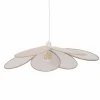 Hanglamp kinderkamer Bloemblaadjes Ø72cm - stof - roze