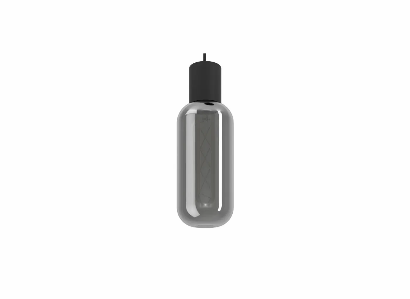 Hanglamp Maione Ø30cm 4W E27 staal zwart