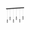 Hanglamp Maione 138x14cm 4W E27 staal zwart