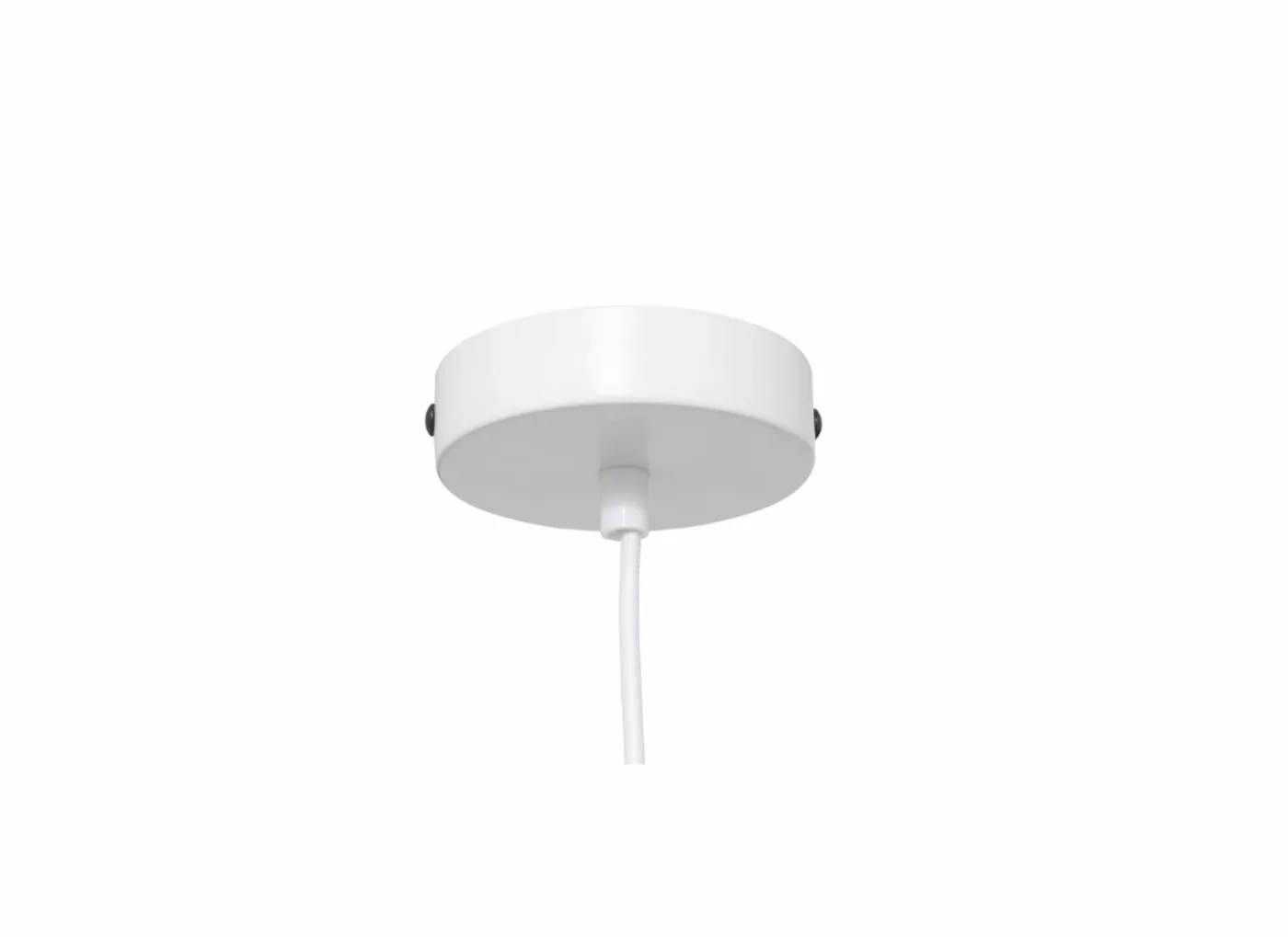 Hanglamp Tobie Ø37cm - katoen/staal - wit