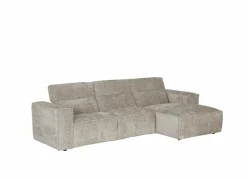 Hoeksalon Adam 311x177cm - stof - turtle dove