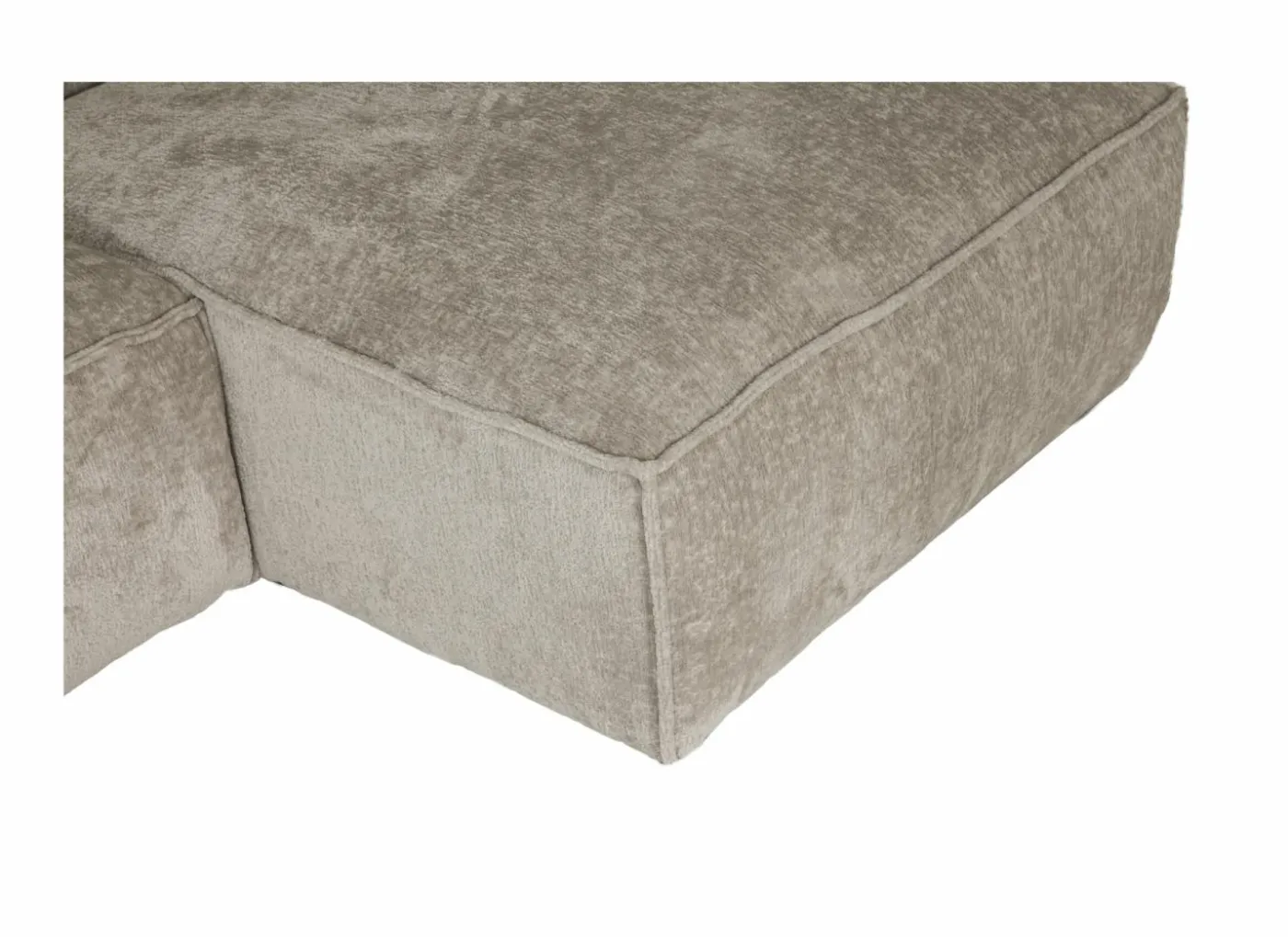 Hoeksalon Adam 311x177cm - stof - turtle dove