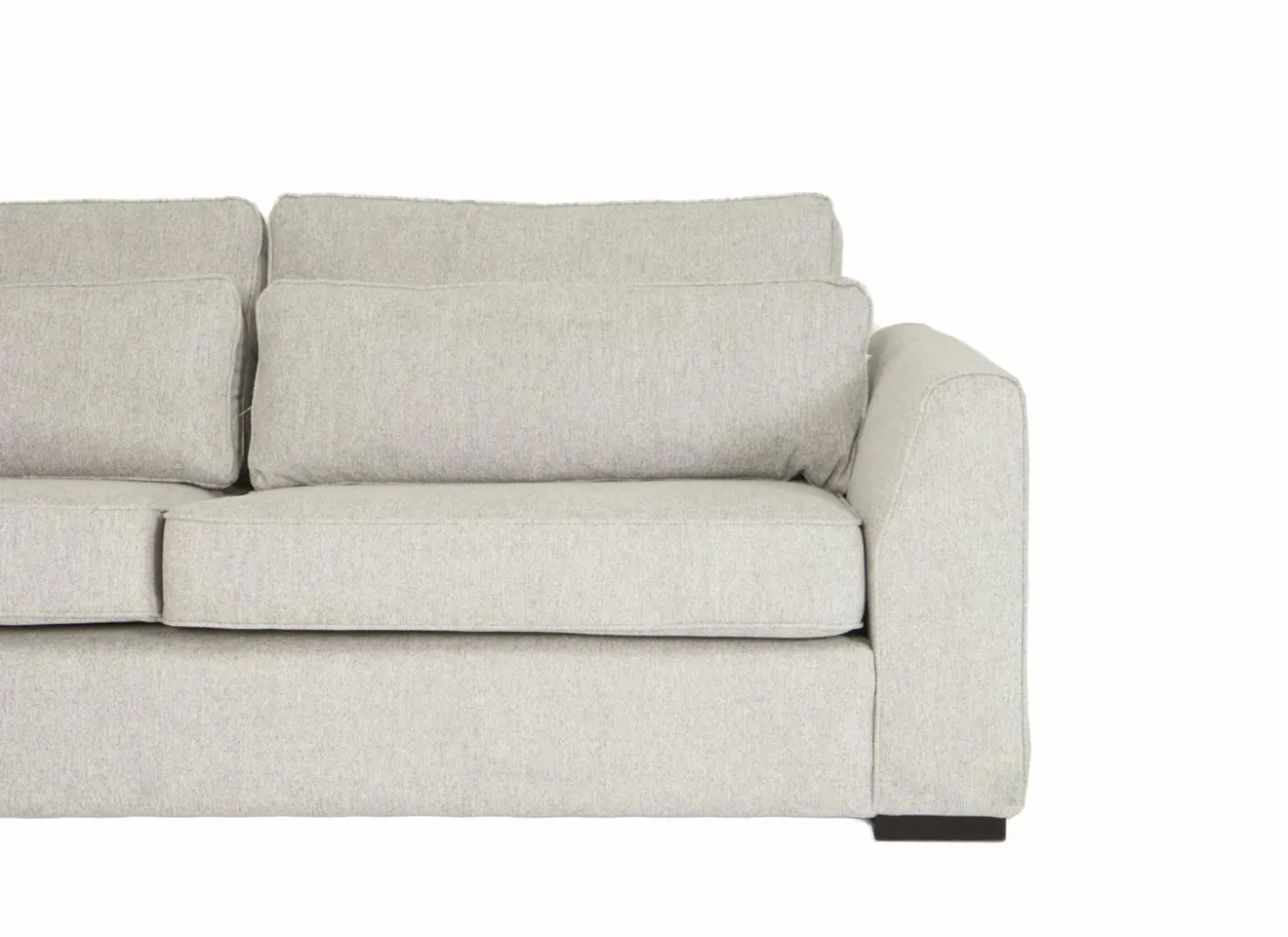 Hoeksalon Alcamo 331x184cm - stof - beige