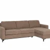 Hoeksalon Alea 291x190cm - stof - siena met bedfunctie