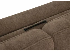 Hoeksalon Alea 291x190cm - stof - siena met bedfunctie