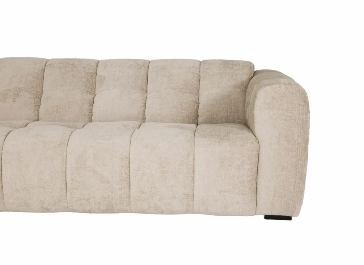 Hoeksalon Alps 322x158cm - stof - beige