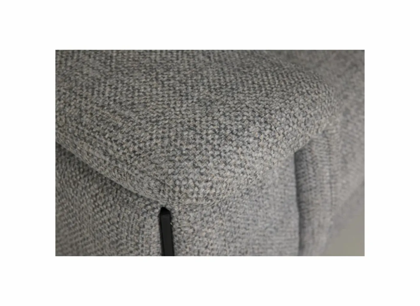 Hoeksalon Amira 290x228cm - stof - grijs met relax