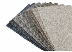 Hoeksalon Amira 290x228cm - stof - grijs