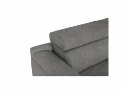 Hoeksalon Amira 290x228cm - stof - grijs