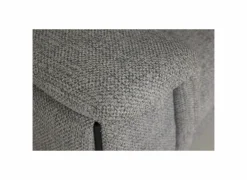 Hoeksalon Amira 290x228cm - stof - grijs