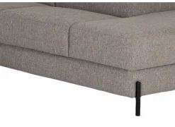 Hoeksalon Arkon 296x238cm - stof - taupe met relax