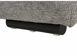 Hoeksalon Artus 371x260cm - stof - grijs