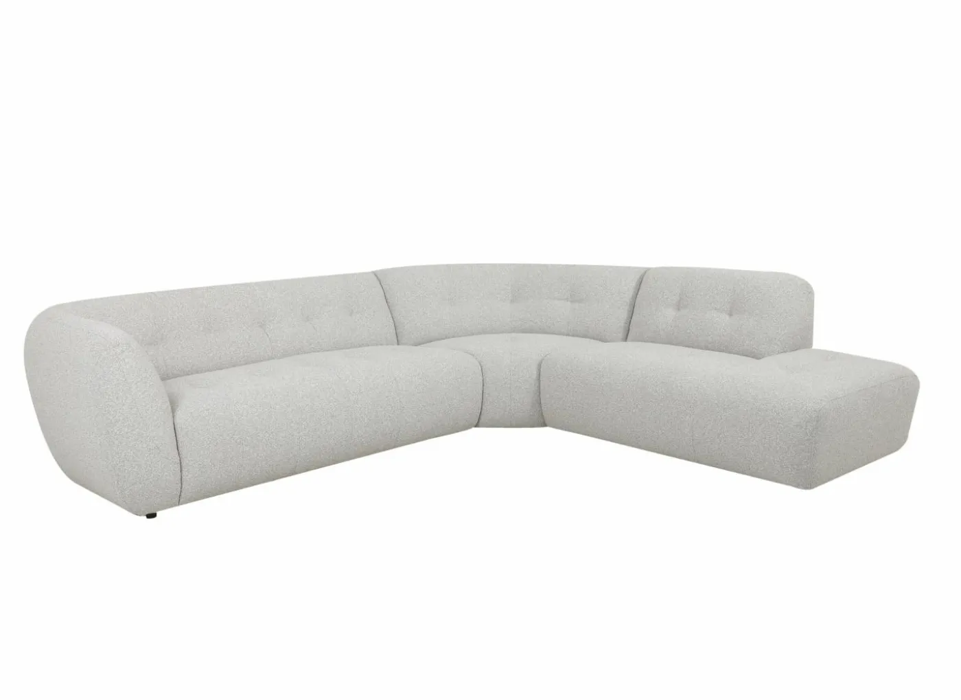 Hoeksalon Bibao 287x245cm - stof - greige