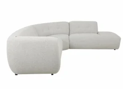 Hoeksalon Bibao 307x245cm - stof - greige