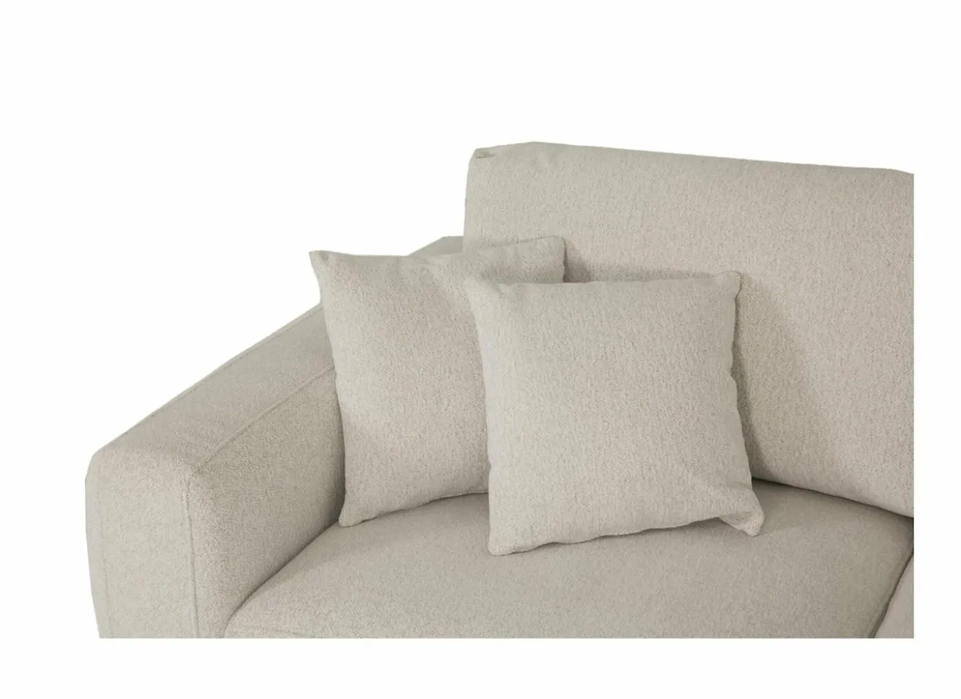 Hoeksalon Celaya 298x223cm - stof - ecru