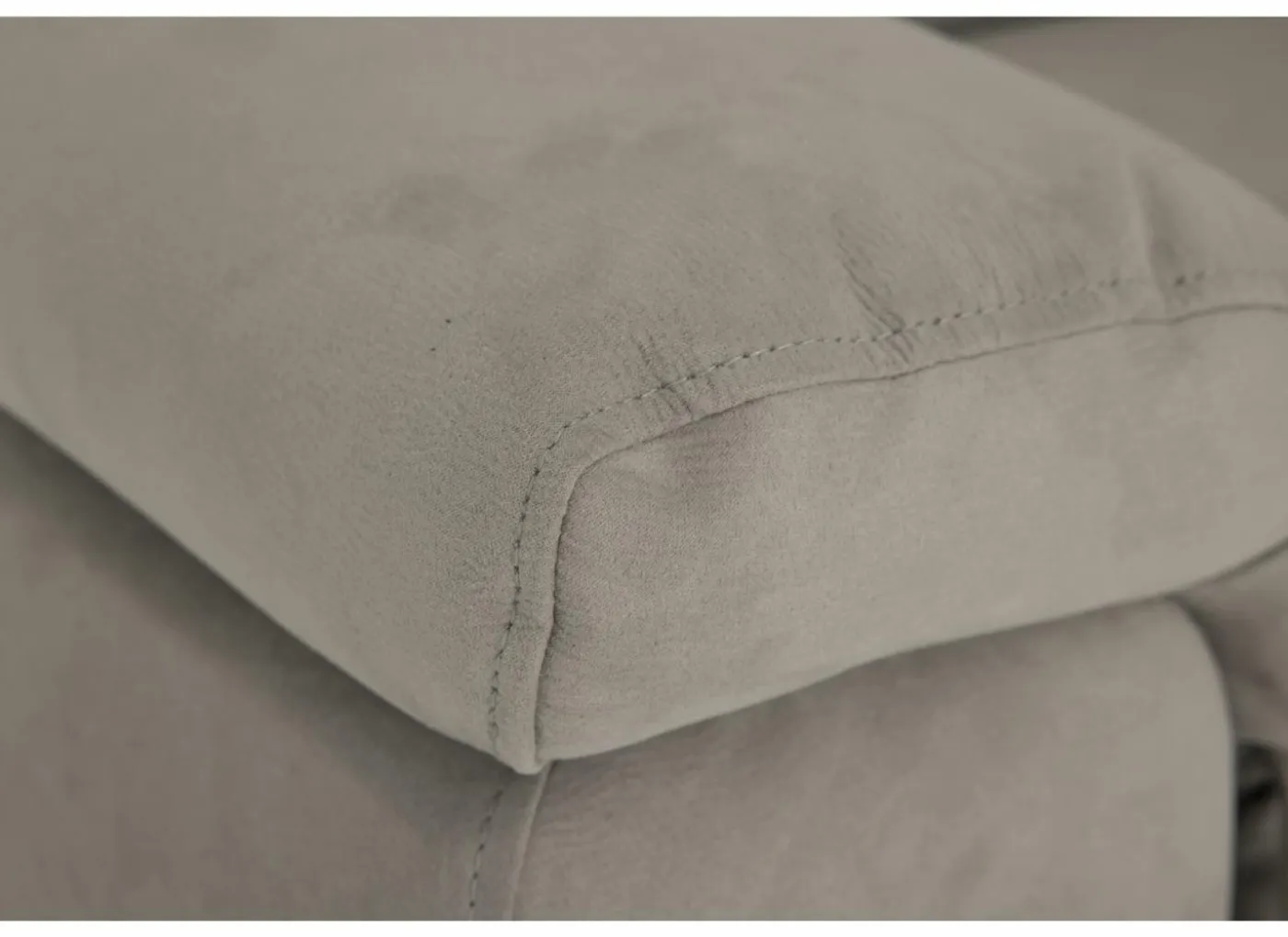 Hoeksalon Cell 295x232cm - stof - grijs met relax
