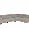 Hoeksalon Cell 295x232cm - stof - grijs