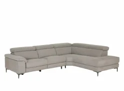 Hoeksalon Cell 295x232cm - stof - grijs