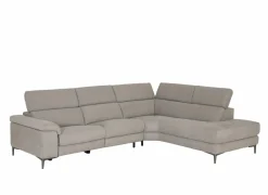 Hoeksalon Cell 295x232cm - stof - grijs