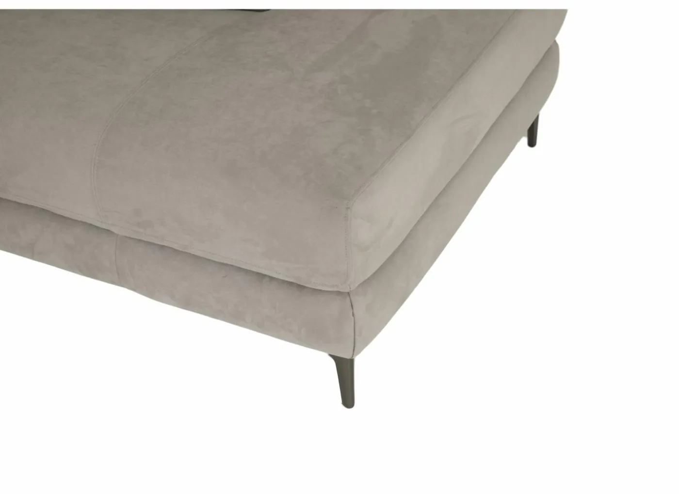 Hoeksalon Cell 295x232cm - stof - grijs