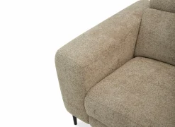 Hoeksalon Cine 277x168cm - stof - taupe