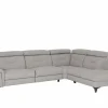 Hoeksalon Cosa  295x229cm - stof - grijs