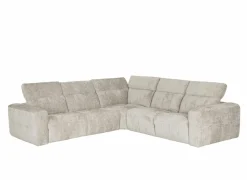 Hoeksalon Crow 301x301cm - stof - turtledove