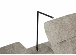 Hoeksalon Crow 334x301cm - stof - turtledove met 3 relaxen