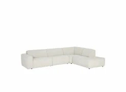 Hoeksalon Daegu 334x238cm - stof - ecru