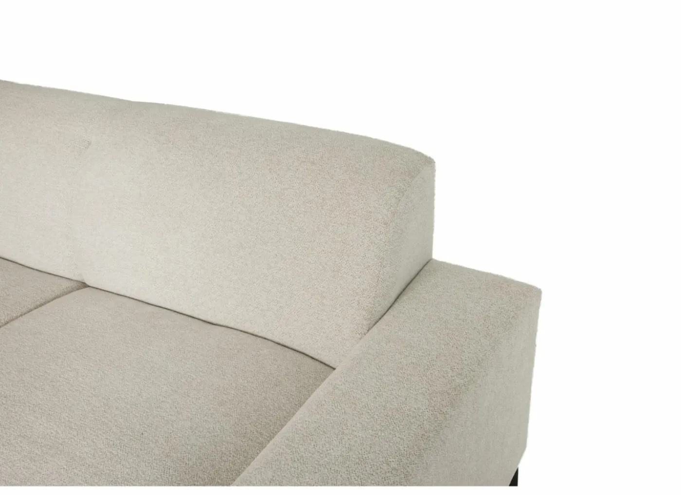 Hoeksalon Eddy 267x206cm - stof - ecru
