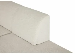 Hoeksalon Eddy 267x206cm - stof - ecru