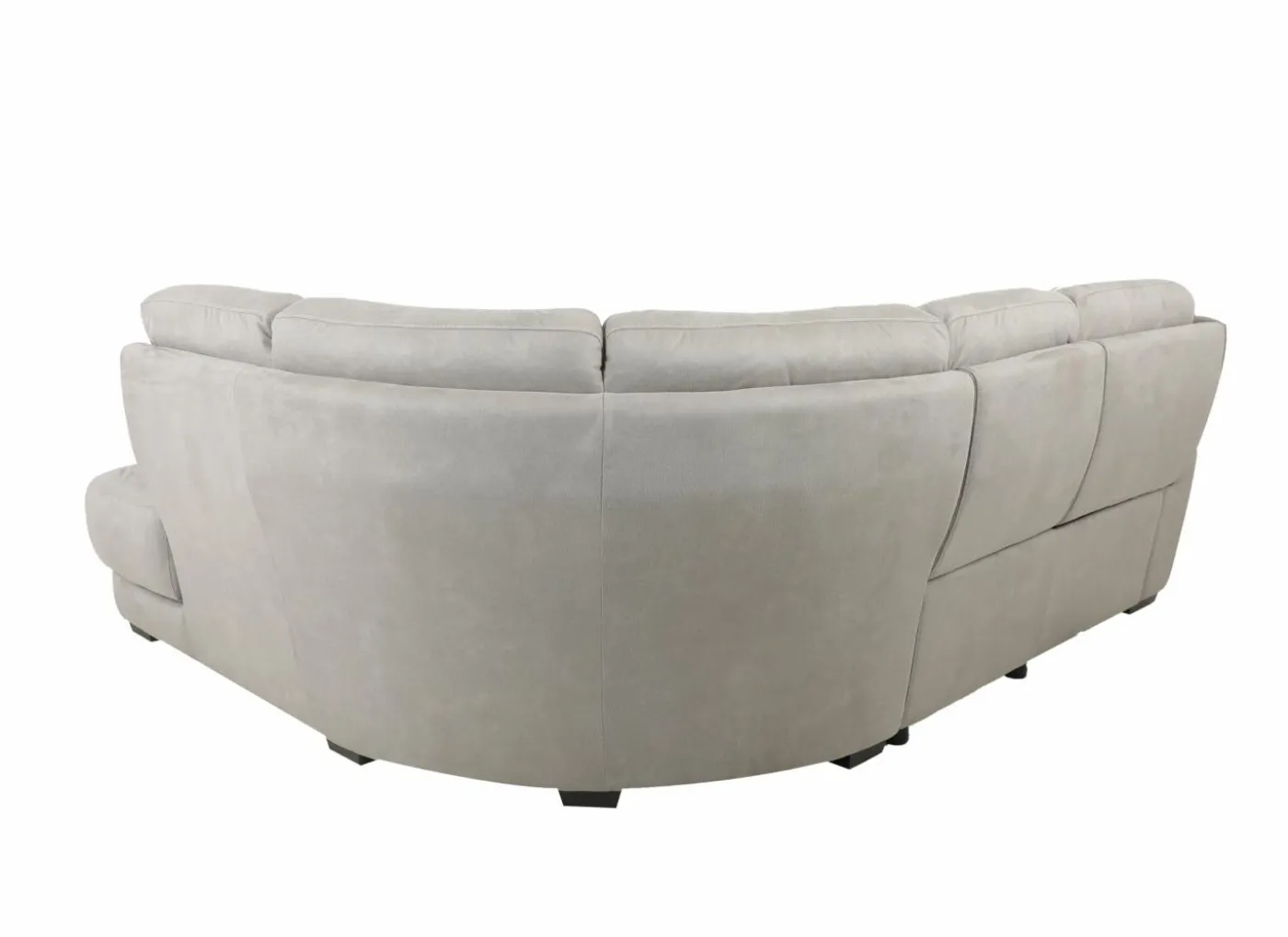 Hoeksalon Elton 250x215cm - stof - dove grey met relax & zachte zit