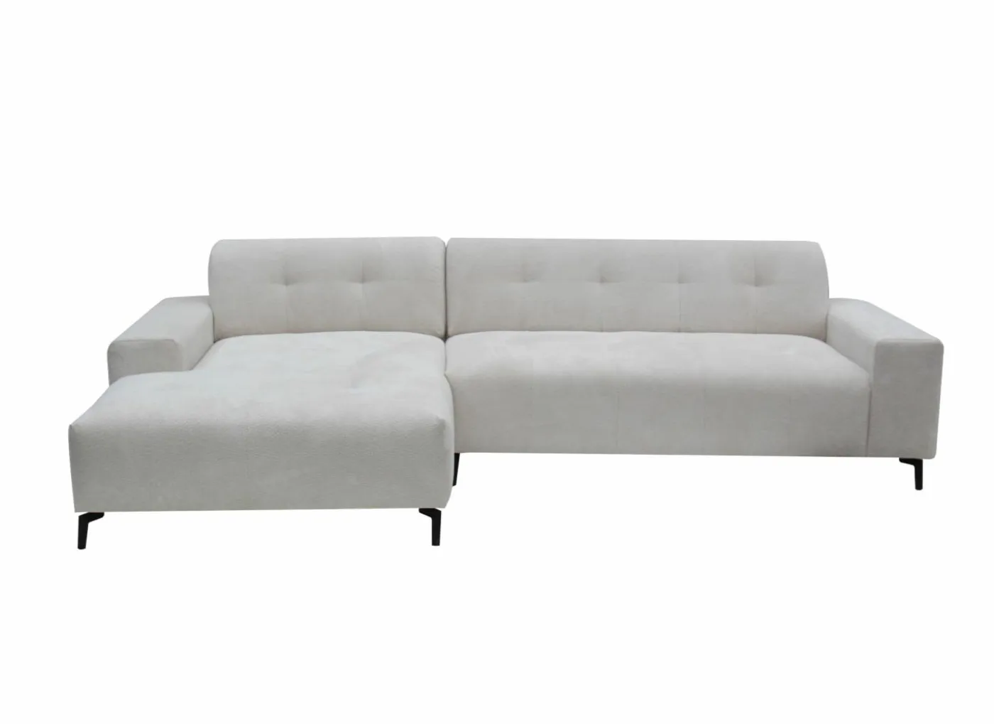 Hoeksalon Elva 292x152cm - stof - greige