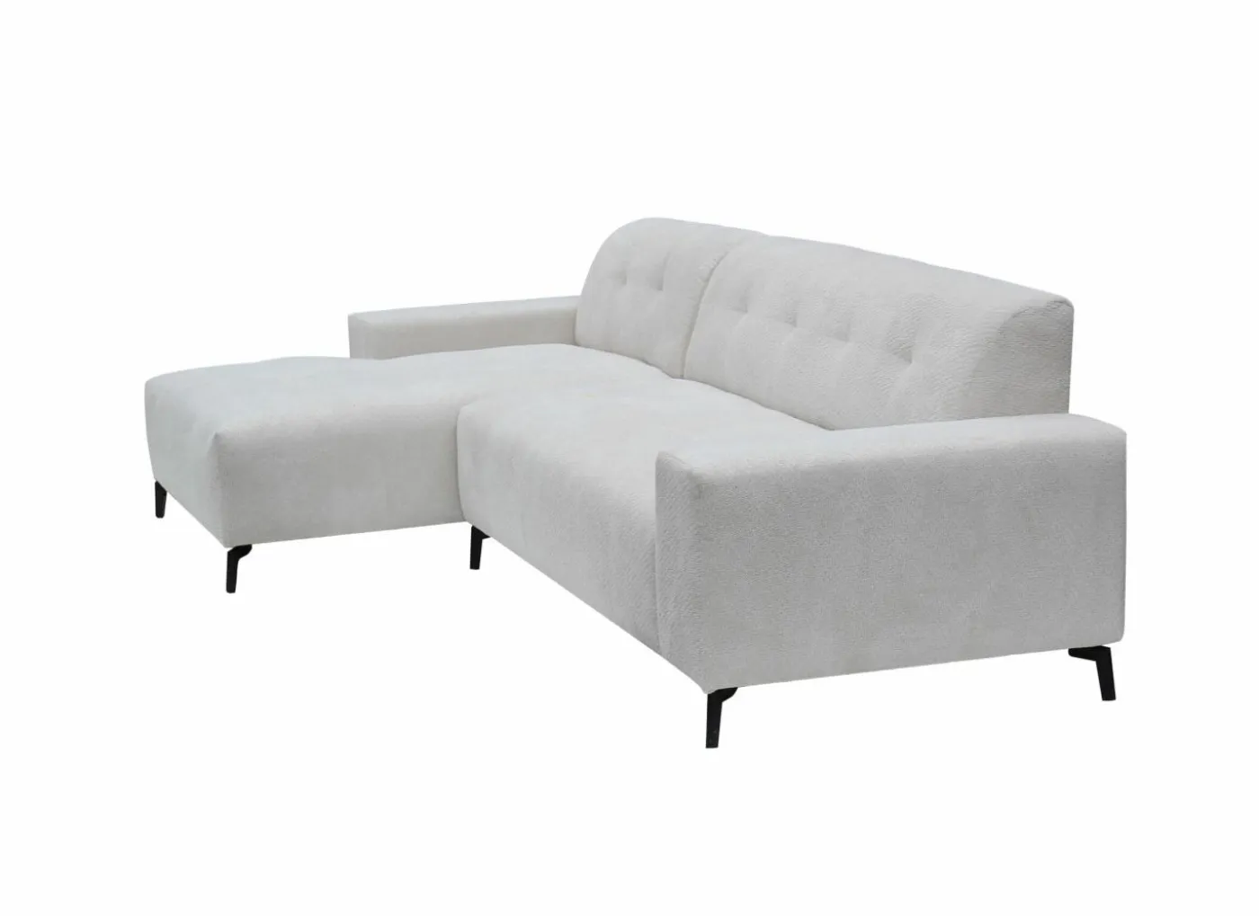 Hoeksalon Elva 292x152cm - stof - greige
