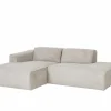 Hoeksalon Enjoy 229x161 - stof - beige
