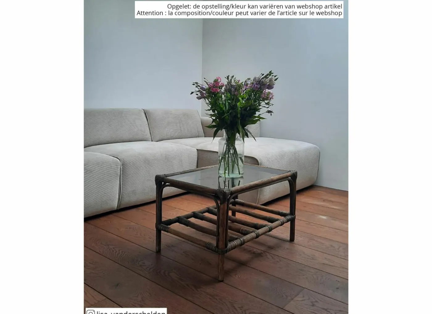 Hoeksalon Enjoy 229x161 - stof - beige