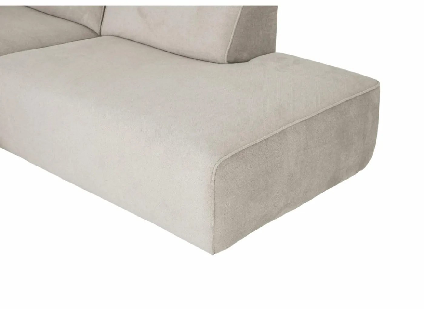 Hoeksalon Enjoy 229x161 - stof - beige