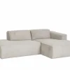 Hoeksalon Enjoy 229x161 - stof - beige