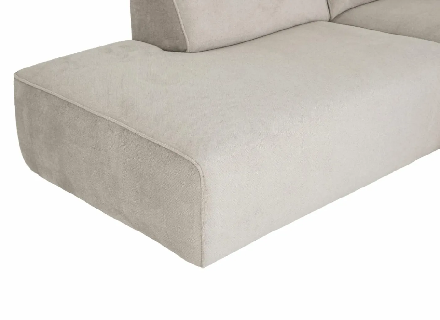 Hoeksalon Enjoy 229x161 - stof - beige