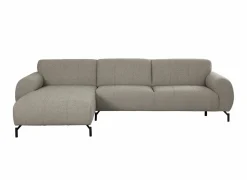 Hoeksalon Eron 331x182cm - stof - taupe
