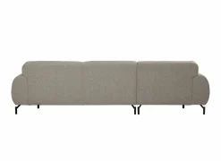 Hoeksalon Eron 331x182cm - stof - taupe
